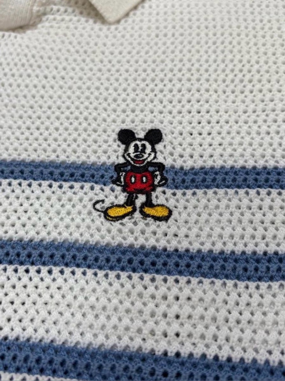 Zara Disney Collection Striped Knit Polo with Embroidered Mickey size 3YO - Picture 3 of 8